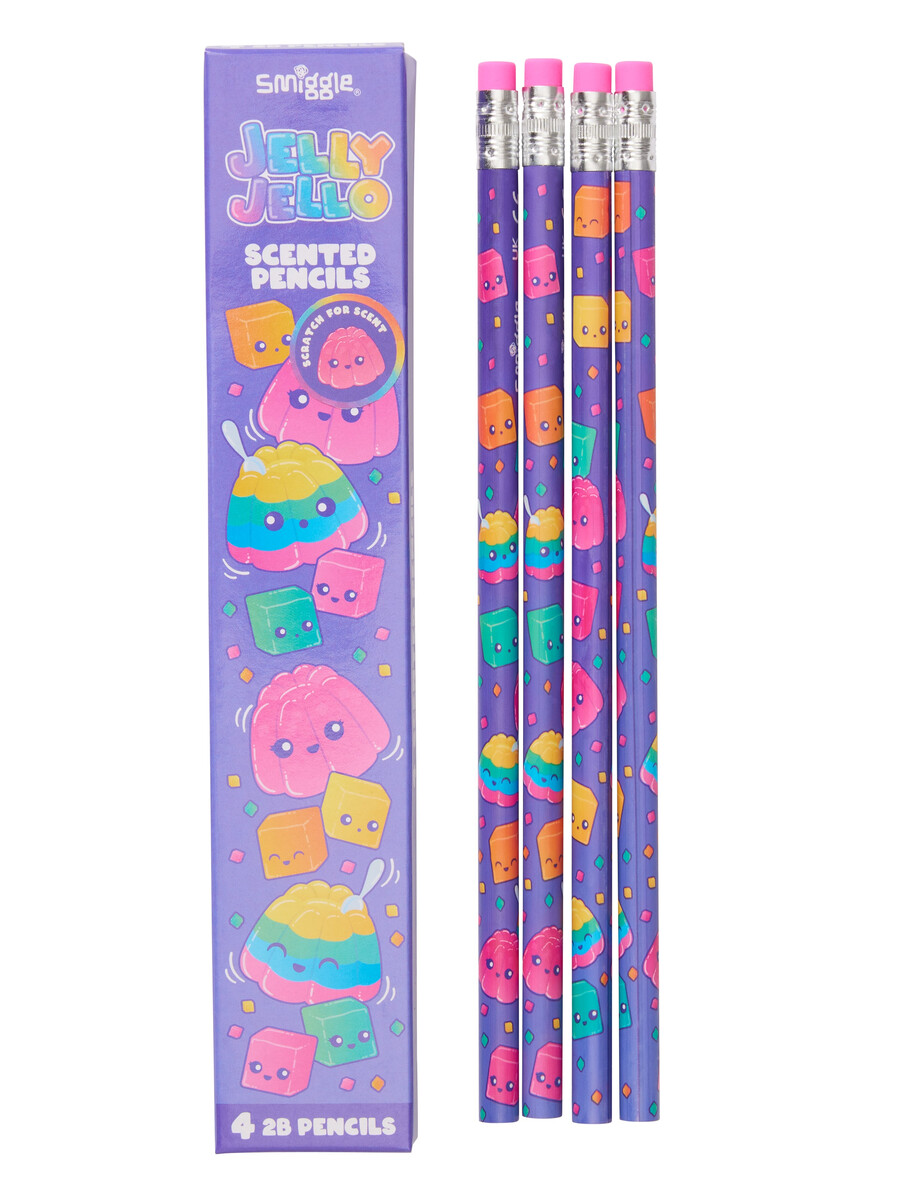 paquete de 4 lápices perfumados