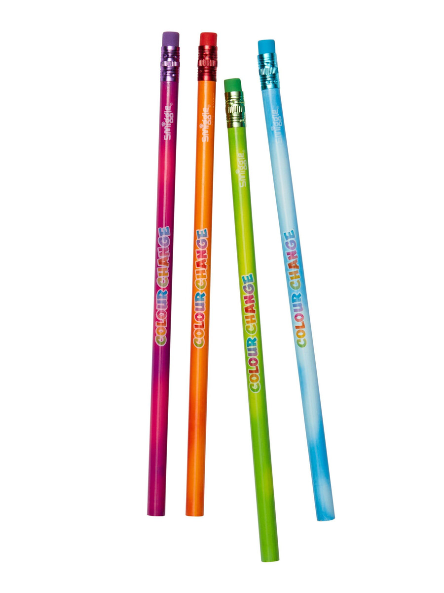 pack de 4 lápices que cambian de color