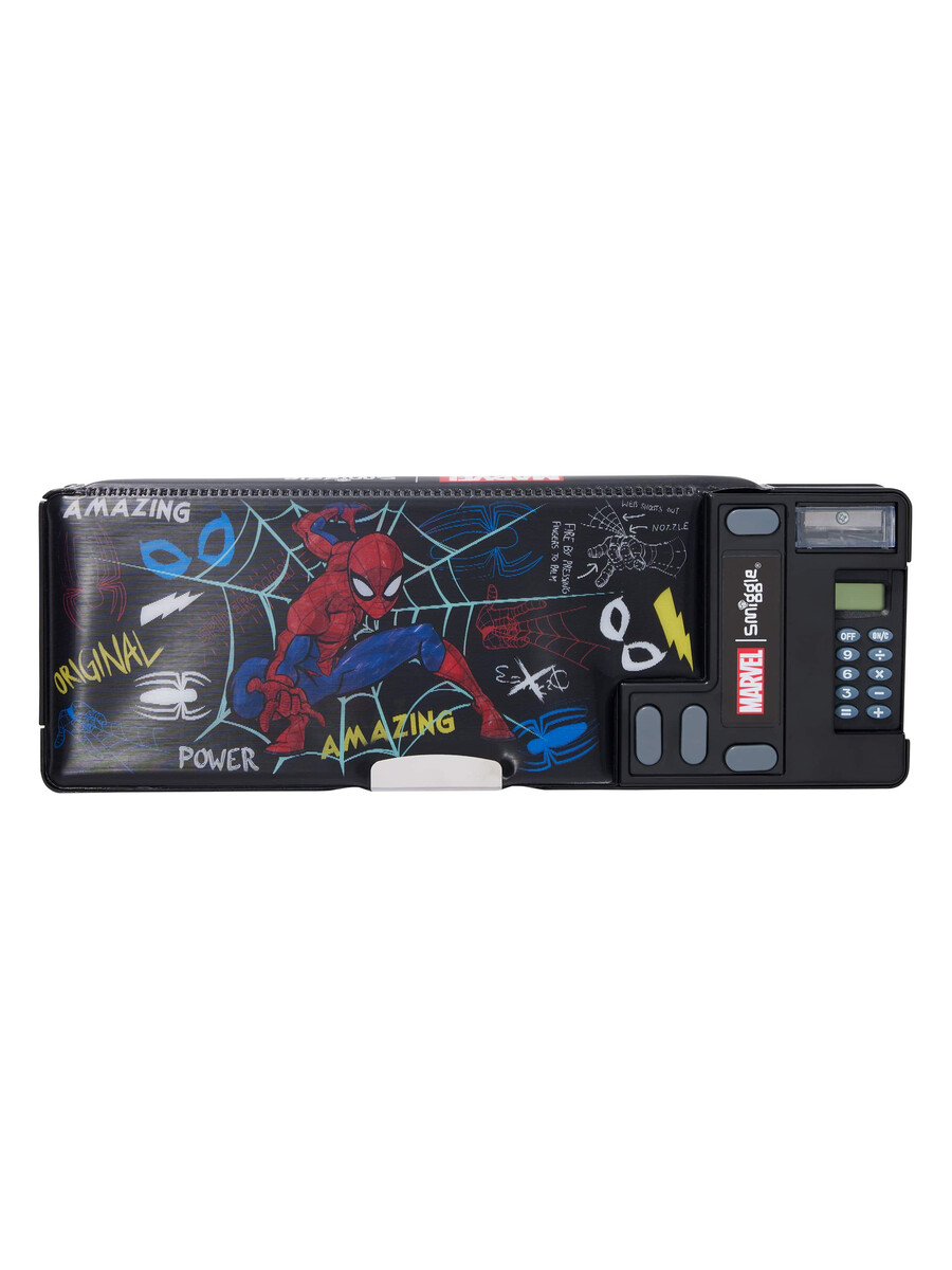 estuche desplegable para lápices de spider-man