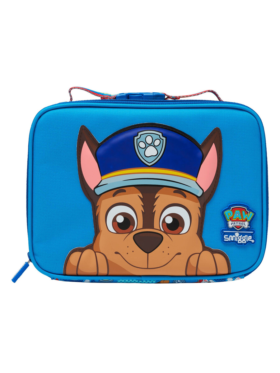 lonchera cuadrada pequeñita de paw patrol