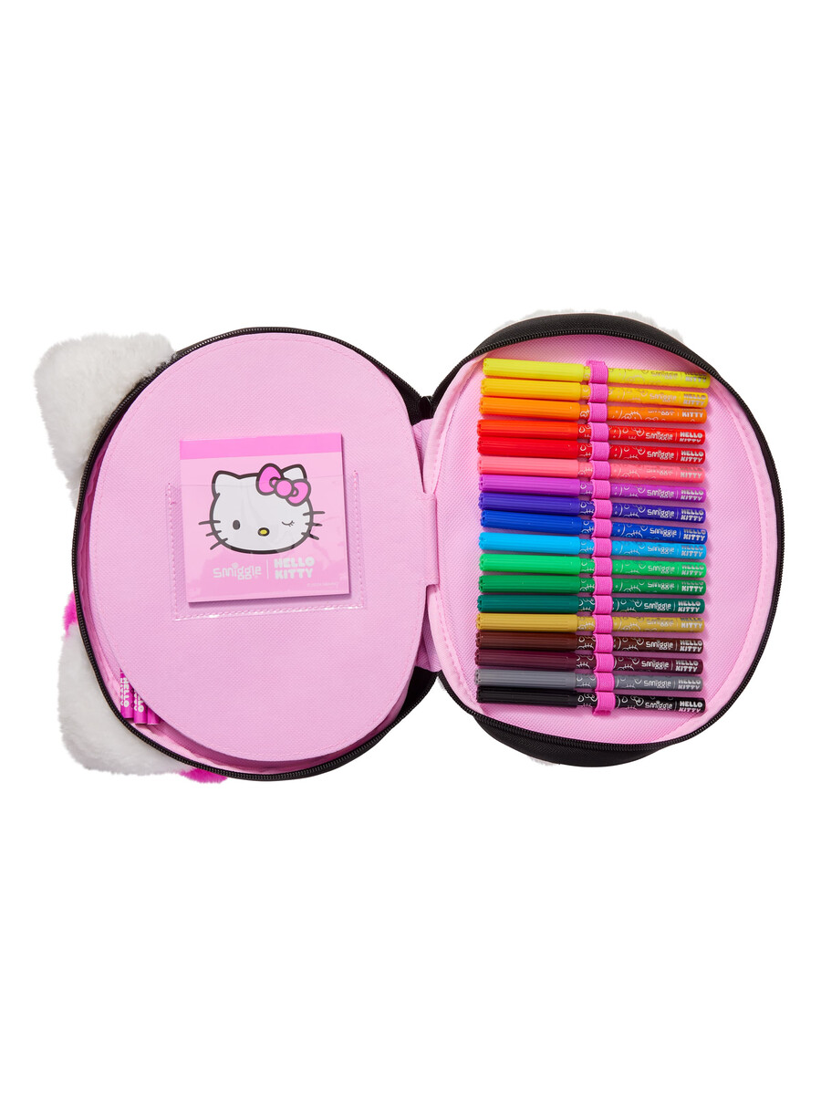 paquete de regalo de artículos de papelería hello kitty zip it