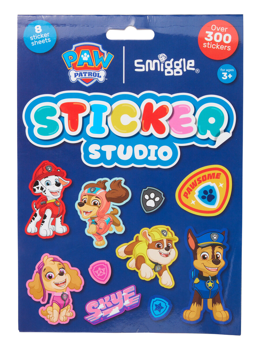 estudio de pegatinas de paw patrol