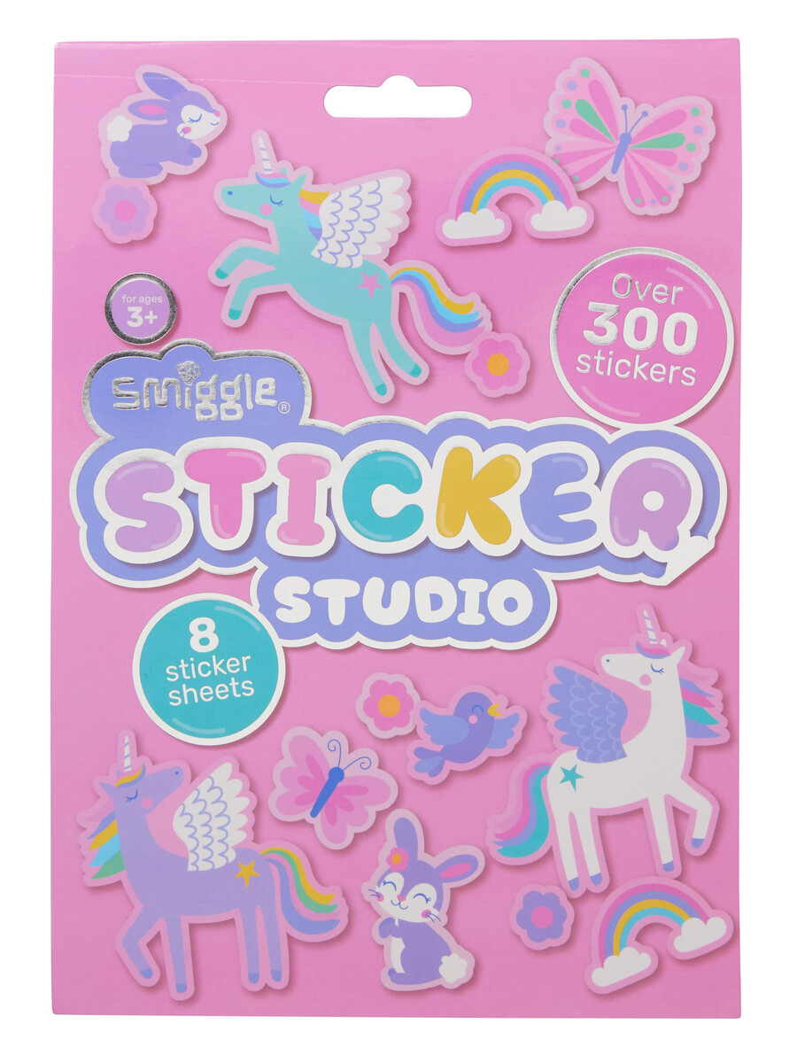 libro de pegatinas del estudio