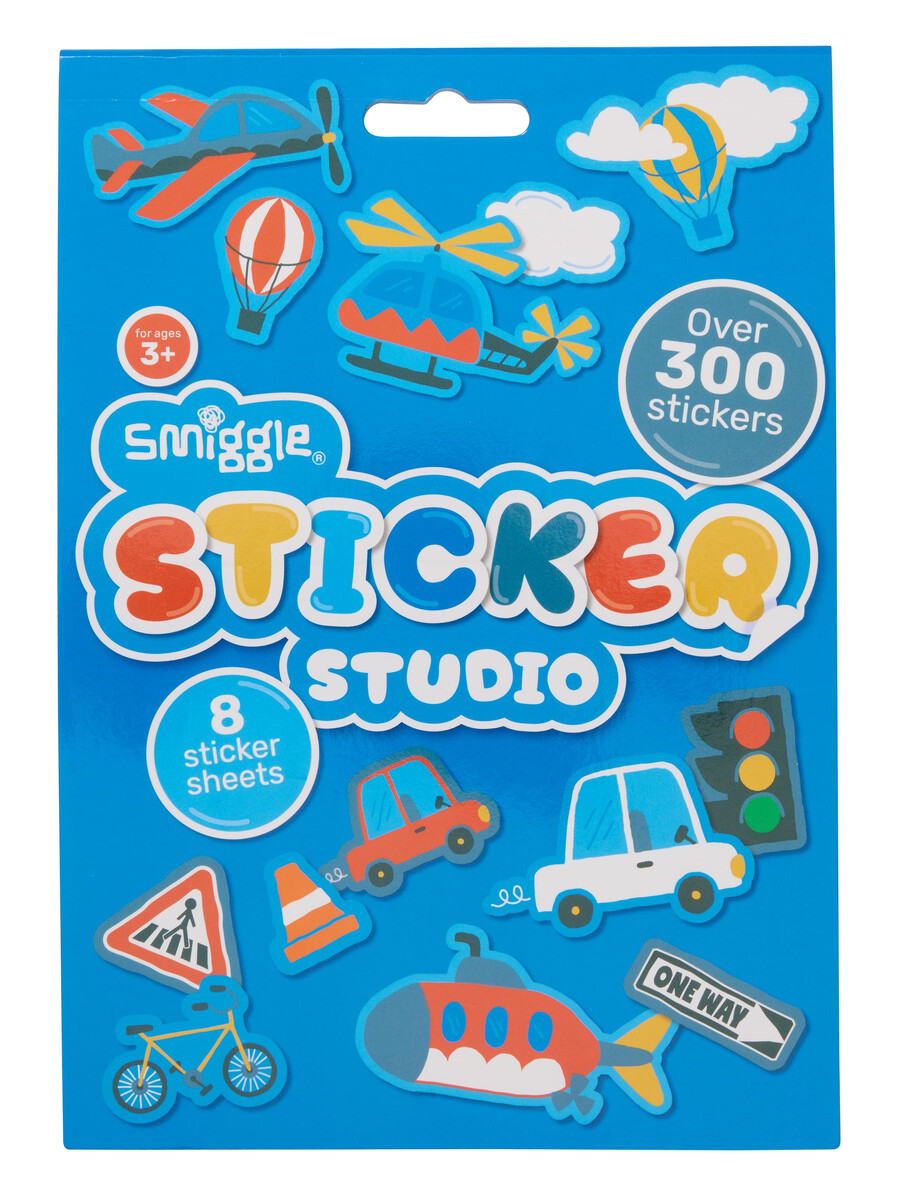 libro de pegatinas del estudio