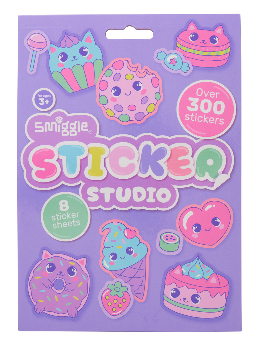 libro de pegatinas del estudio
