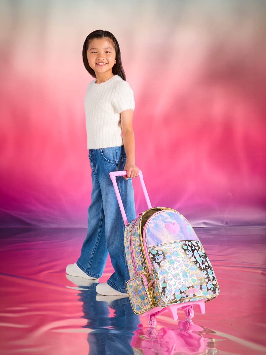 mochila con ruedas luminosas radiant