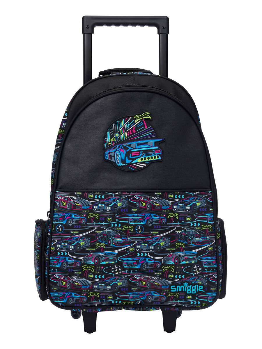 mochila con ruedas luminosas bright eyes