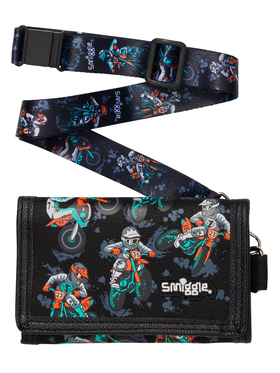 cartera aventurera con cordón