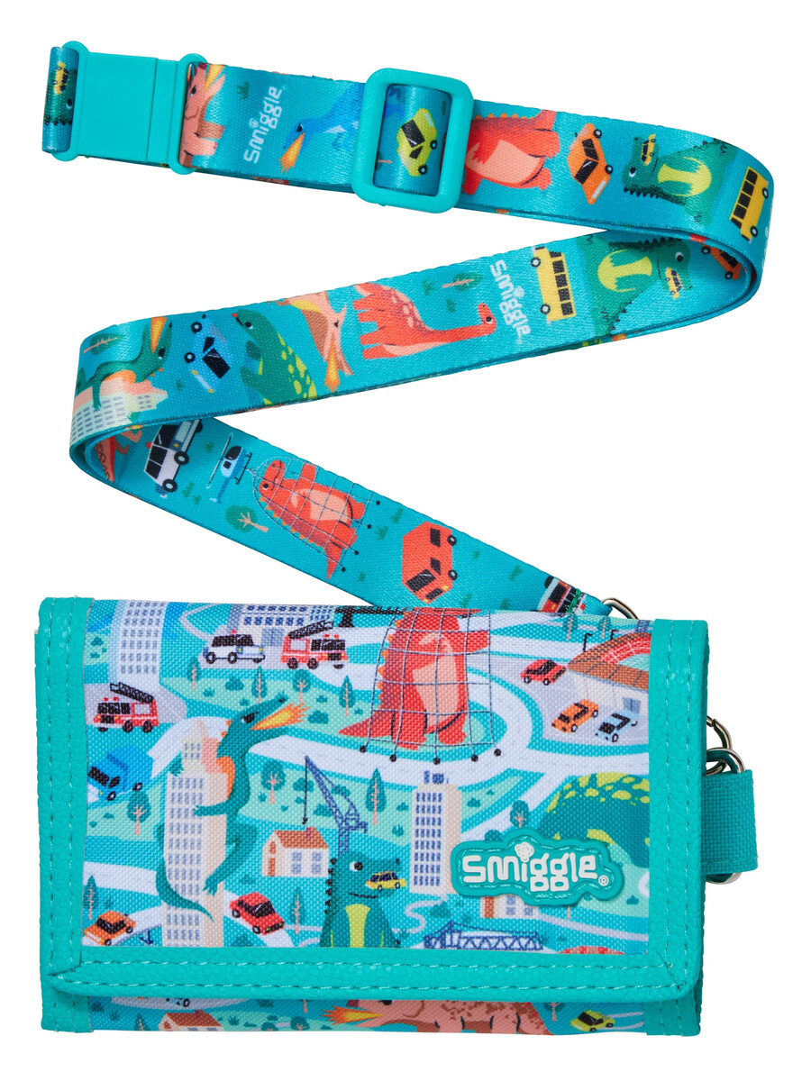 cartera aventurera con cordón