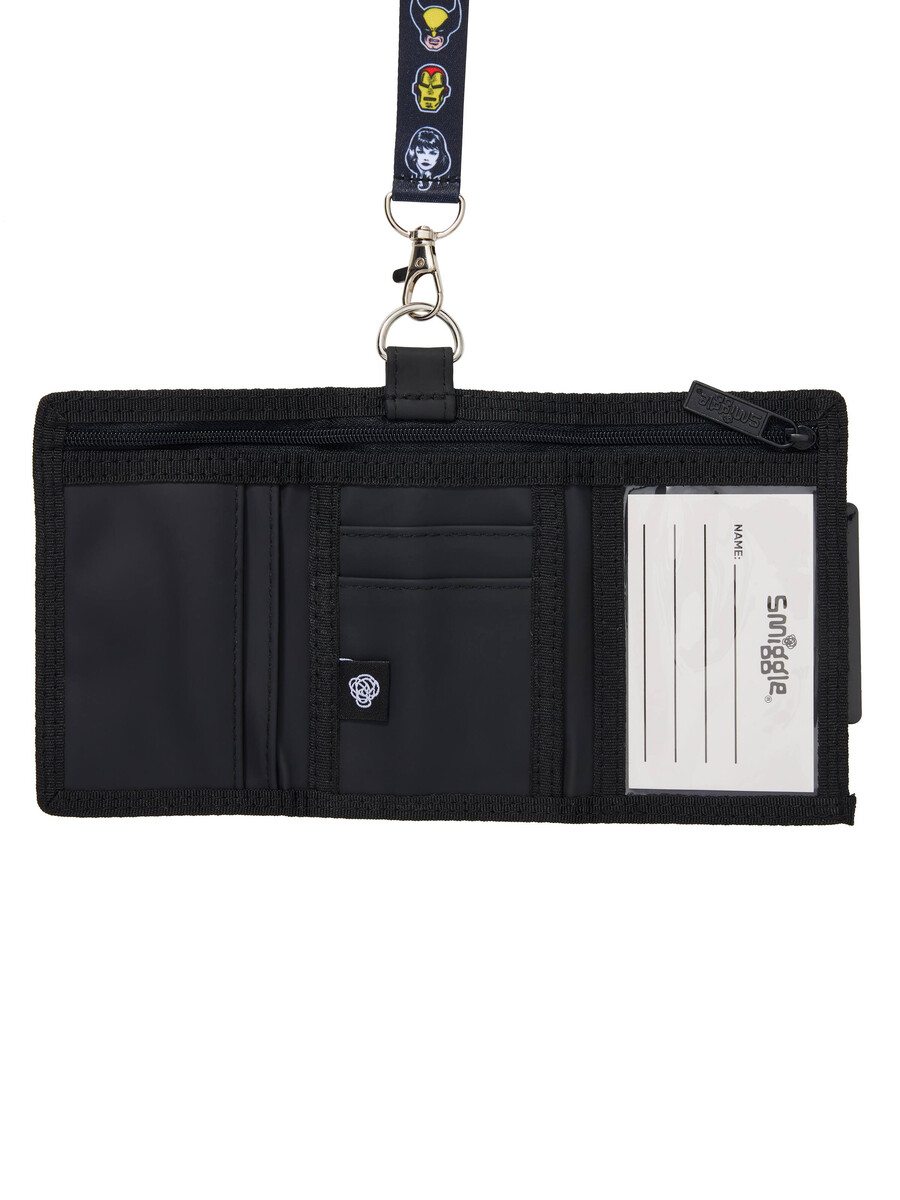 cartera con cordón de personajes de marvel